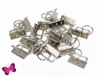 25x Schlüsselband-Rohlinge 3 cm inkl. Schlüsselring 