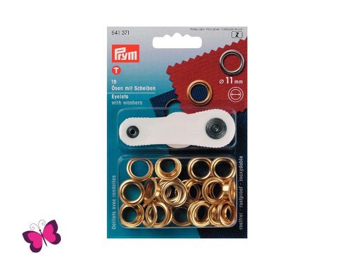 15x Ösen und Scheiben 11,0 mm