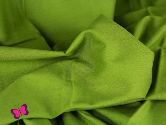50 x 70 cm Zuschnitt Baumwolle Uni mittel grün