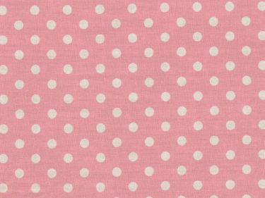Baumwolle Punkte Dots Weiss Swafing 432 - rosa