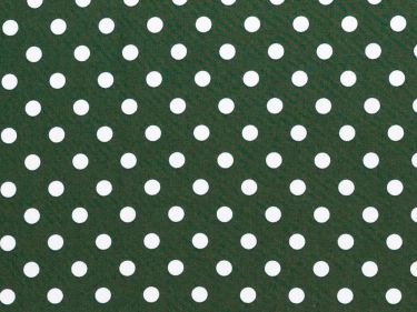 Baumwolle Punkte Dots Weiss Swafing 564 - dunkelgrün