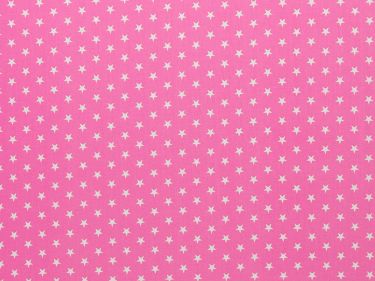 Baumwolle Sterne weiß 432 - rosa