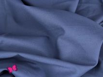 Baumwollstoff Uni rauchblau