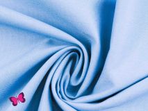 Meterstücke Candy Baumwolle Webware Uni hellblau