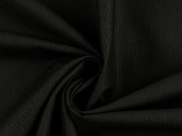50 x 75 cm Zuschnitt Candy Baumwolle Uni schwarz