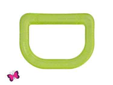D-Ring Kunststoff grün | 25 mm