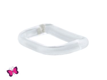 D-Ring Kunststoff weiß | 25 mm