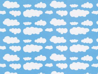 Wolken Jersey Verena hellblau