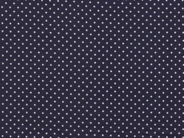 Baumwolle kleine Punkte Dots Weiss 597 - dunkelblau