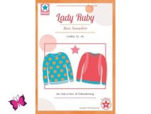 Lady Ruby Basic Sweatshirt Schnittmuster mialuna 