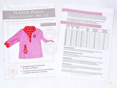 Fleece-Pulli lillesol basics No. 23 